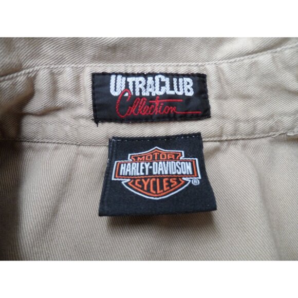 Harley-Davidson Corpus Christi Texas Dealor Staff Button-Up Shirt Men’s Size SM - Picture 9 of 10